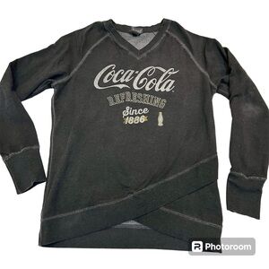 5/$20 Coca-Cola Sweatshirt with Criss Cross Waist